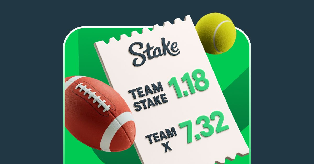Stake sportsbook betting slip showing sample moneyline odds for a fight